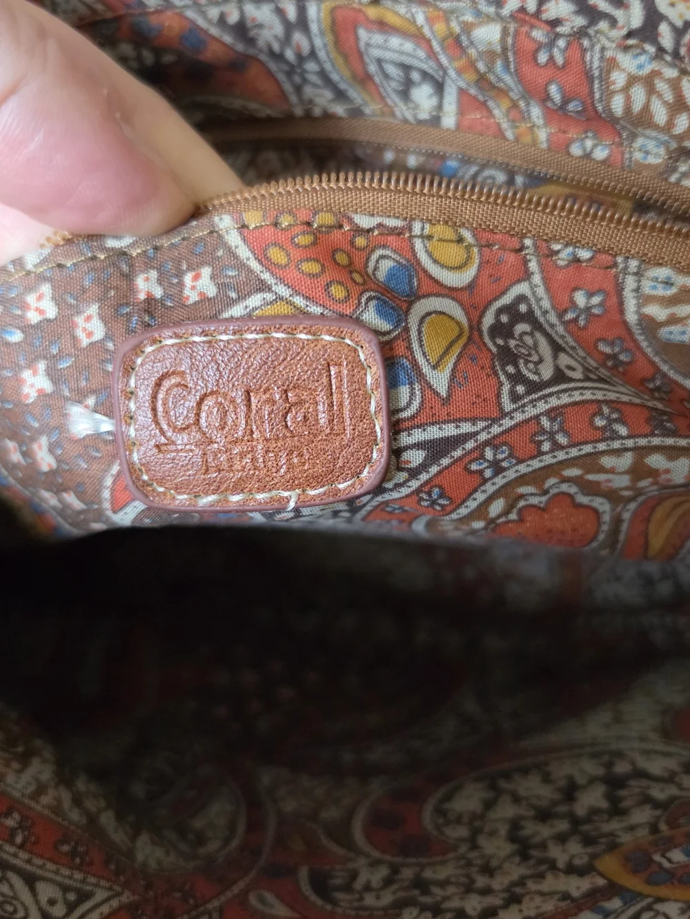 Coral Ridge handbag brown faux leather